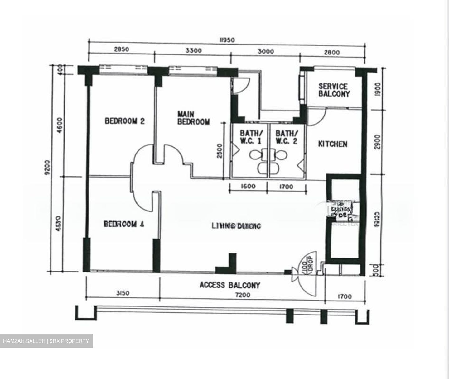 Blk 970 Hougang Street 91 (Hougang), HDB 4 Rooms #548099251